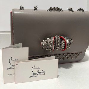Christian Louboutin Medium Gray Sweet Charity Crossbody Bag